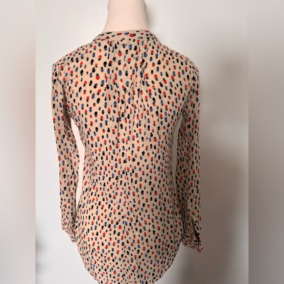 Maeve Printed Button-Up Blouse - Picture 2 of 6